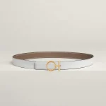 Flot belt buckle & Reversible leather strap 24 mm - Image 2